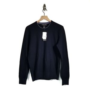 Bloomingdale's Cotton Knit Pullover Crew Sweater
